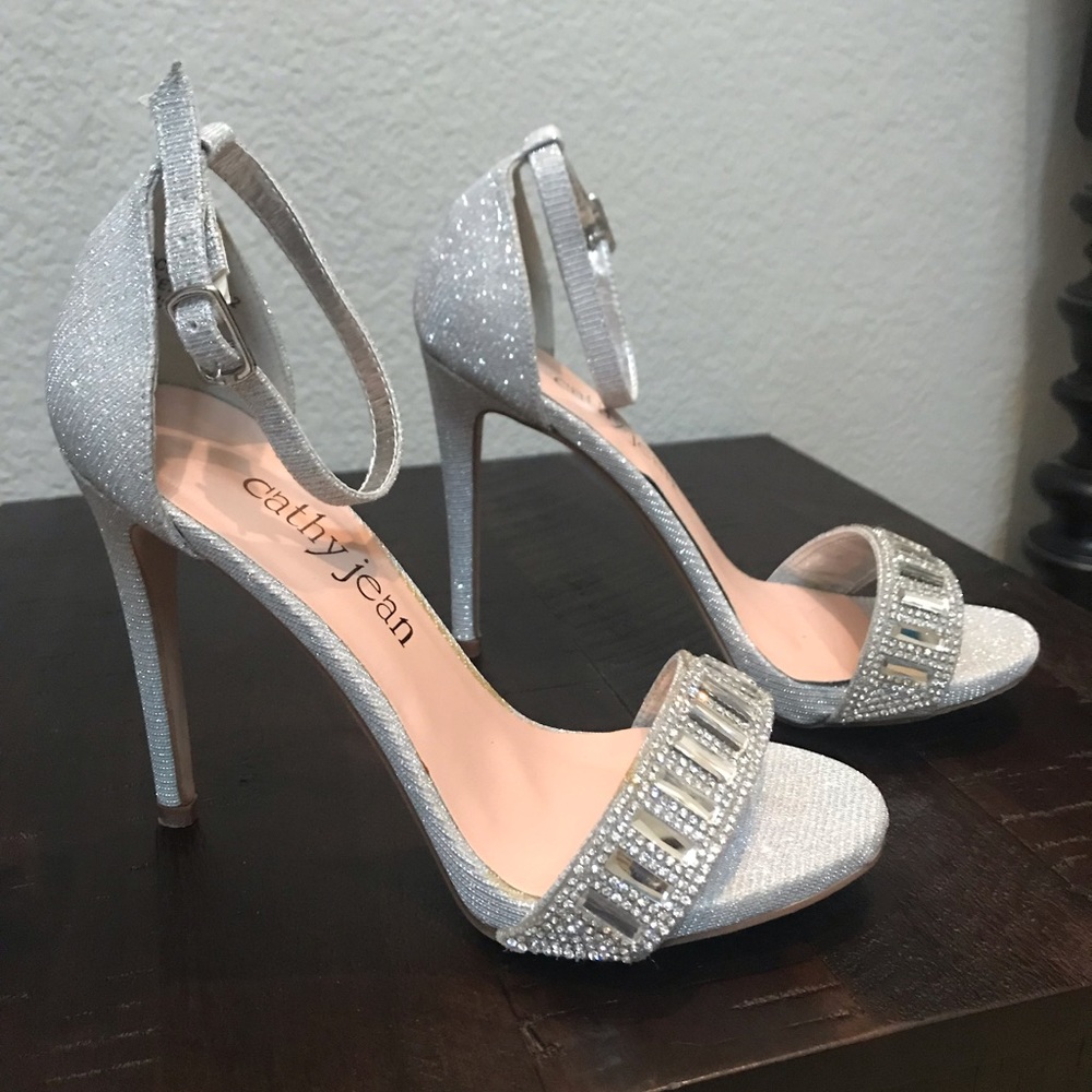 Cathy Jean Rhinestone Heels - Picture 2 of 4